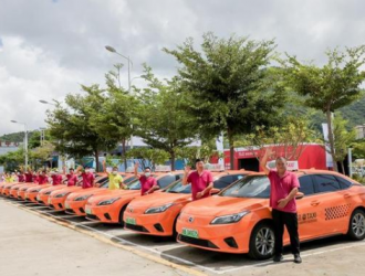 換電只需1分鐘 三亞1000臺新能源出租車投運
