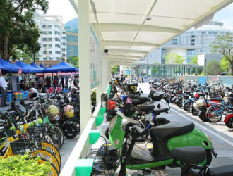 安全又方便 海山街道一批電動自行車智能充電站投入使用