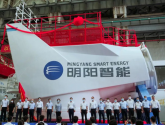 12MW！全球最大抗臺風半直驅海上機組下線